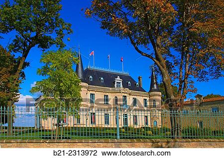 "Château Palmer (a First Cru Classé 1855), Margaux, Bordeaux wines district, Gironde, Aquitaine, France" View Large Photo Image Stock Image - "Château Palmer (a First Cru Classé 1855), Margaux, Bordeaux wines district, Gironde, Aquitaine, France". Fotosearch
