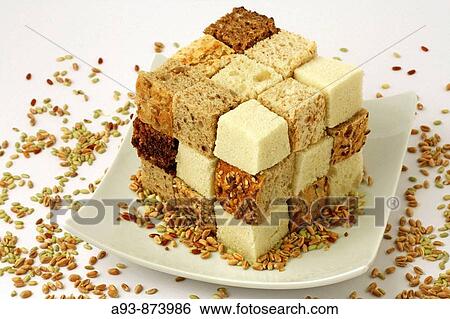 Cube of pieces of bread View Large Photo Image Stock Photograph - Cube of pieces of bread. Fotosearch