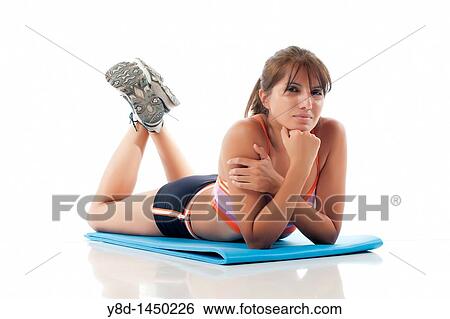 Fitness training - Woman working out View Large Photo Image Stock Photograph - Fitness training - Woman working out. Fotosearch
