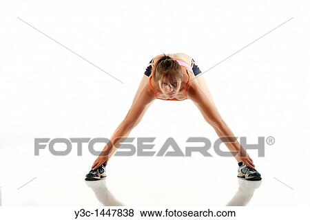 Fitness Woman practicing View Large Photo Image Stock Photo - Fitness Woman practicing. Fotosearch