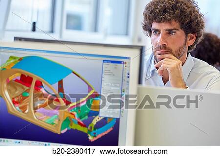 Industrial Engineer. Advanced Simulation of lightweight structures for the transport industry. Technological Park. Derio. Bizkaia. Basque Country. Spain. View Large Photo Image Stock Photo - Industrial Engineer. Advanced Simulation of lightweight structures for the transport industry. Technological Park. Derio. Bizkaia. Basque Country. Spain.. Fotosearch