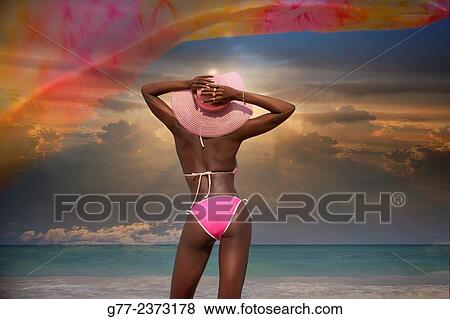 "Jamaican woman on the beach, Ocho Rios, Jamaica" View Large Photo Image Stock Photo - "Jamaican woman on the beach, Ocho Rios, Jamaica". Fotosearch