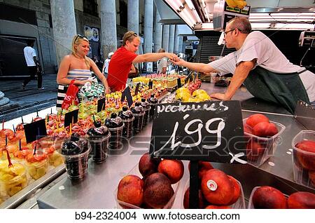 "La Boqueria market, Barcelona, Catalonia, Spain" View Large Photo Image Picture - "La Boqueria market, Barcelona, Catalonia, Spain". Fotosearch