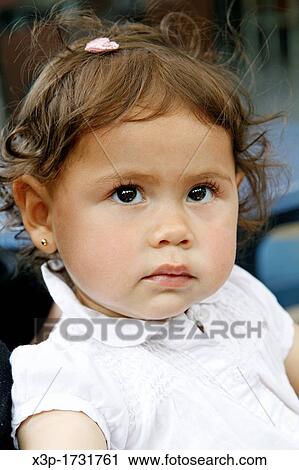 Little girl portrait View Large Photo Image Stock Image - Little girl portrait. Fotosearch