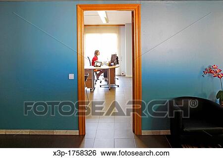 Stock Photograph - Office worker. Fotosearch