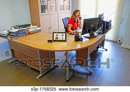 Office worker View Large Photo Image Stock Photography - Office worker. Fotosearch