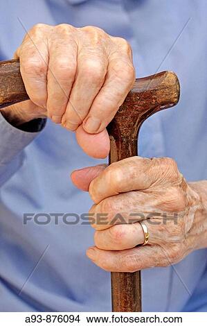 Old woman hands with cane View Large Photo Image Picture - Old woman hands with cane. Fotosearch