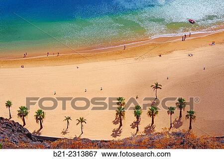 "Playa de las Teresitas beach, Santa Cruz de Tenerife, Tenerife, Canary Islands, Spain" View Large Photo Image Stock Photo - "Playa de las Teresitas beach, Santa Cruz de Tenerife, Tenerife, Canary Islands, Spain". Fotosearch