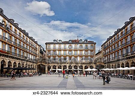 "Plaza de la Constitucion, San Sebastian, Guipuzcoa, Basque Country, Spain" View Large Photo Image Picture - "Plaza de la Constitucion, San Sebastian, Guipuzcoa, Basque Country, Spain". Fotosearch