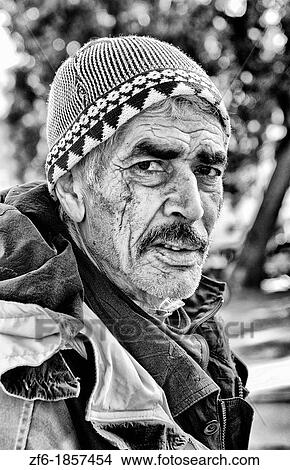 "Portrait of man, Tunisia" View Large Photo Image Picture - "Portrait of man, Tunisia". Fotosearch