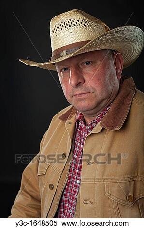 Portrait of old rancher View Large Photo Image Stock Photography - Portrait of old rancher. Fotosearch