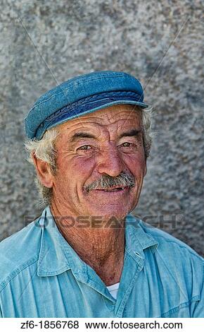 Portrait of rough fisherman in village of Fira in Santorini Greece in Greek Islands View Large Photo Image Stock Photo - Portrait of rough fisherman in village of Fira in Santorini Greece in Greek Islands. Fotosearch