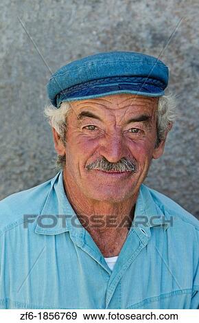 Portrait of rough fisherman in village of Fira in Santorini Greece in Greek Islands View Large Photo Image Stock Photo - Portrait of rough fisherman in village of Fira in Santorini Greece in Greek Islands. Fotosearch