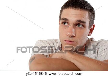 Portrait of young man View Large Photo Image Stock Photograph - Portrait of young man. Fotosearch