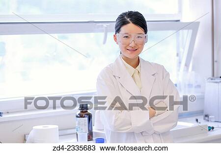 Stock Image - "Researcher in laboratory. Chemical Analysis Laboratory. Technological Services to Industry. Tecnalia Research & Innovation, Donostia, San Sebastian, Gipuzkoa, Basque Country, Spain". Fotosearch