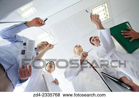 Stock Photo - "Researchers in meeting room. Technological Services to Industry. Tecnalia Research & Innovation, Donostia, San Sebastian, Gipuzkoa, Basque Country, Spain. ". Fotosearch