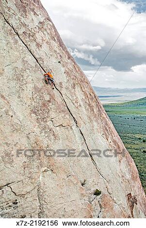 "rock climbing a route called El Castleton which is rated 5, 10 and located on Castle Rock at Castle Rocks State Park near the town of Almo in southern Idaho. " View Large Photo Image Stock Photograph - "rock climbing a route called El Castleton which is rated 5, 10 and located on Castle Rock at Castle Rocks State Park near the town of Almo in southern Idaho. ". Fotosearch