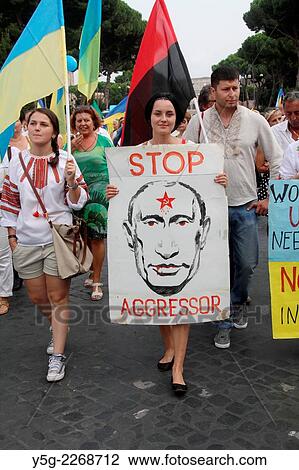 "Rome, Italy 21st September 2014 - Demonstration for peace in Ukraine by the Italian based Ukranian community in Rome Italy. " View Large Photo Image Stock Image - "Rome, Italy 21st September 2014 - Demonstration for peace in Ukraine by the Italian based Ukranian community in Rome Italy. ". Fotosearch