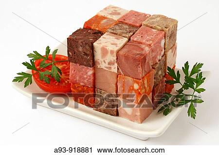 Sausages cube View Large Photo Image Stock Image - Sausages cube. Fotosearch
