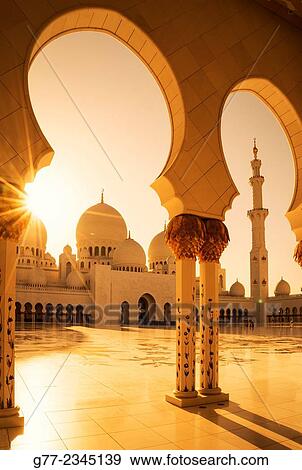 "Sheikh Zayed Great Mosque, Abu Dhabi, United Arab Emirates" View Large Photo Image Stock Photo - "Sheikh Zayed Great Mosque, Abu Dhabi, United Arab Emirates". Fotosearch