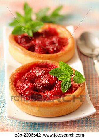Strawberries tartlets. View Large Photo Image Stock Image - Strawberries tartlets.. Fotosearch
