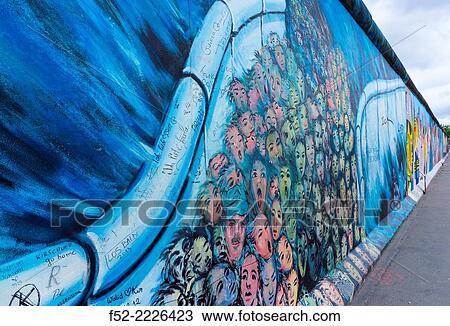 Stock Image - "The Wall, Berlin, Germany". Fotosearch