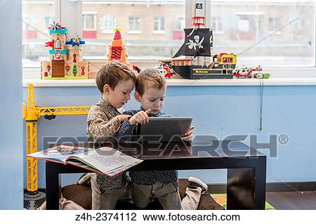 Twins brothers. View Large Photo Image Stock Image - Twins brothers.. Fotosearch
