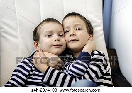 Stock Photo - Twins brothers.. Fotosearch