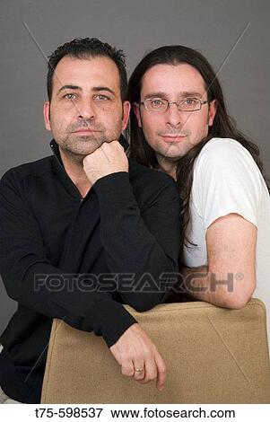 Stock Photo - Two men.. Fotosearch