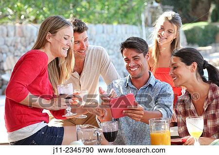Stock Image - Young people. Fotosearch