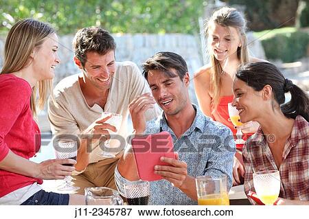 Stock Photo - Young people. Fotosearch