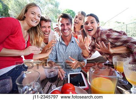 Stock Photo - Young people. Fotosearch