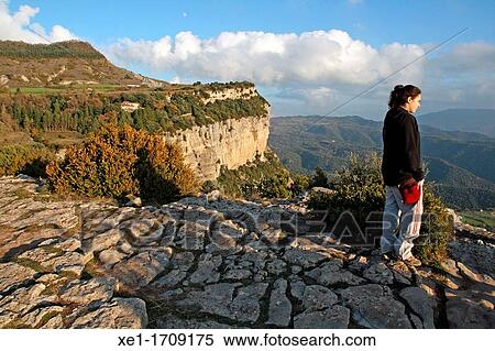 Stock Photography - "Young, saw Collsacabra, Tavertet, Catalonia, Spain". Fotosearch