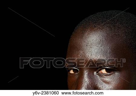 Stock Image - Young woman belonging to the Nuer tribe. Gambela ( Ethiopia).. Fotosearch