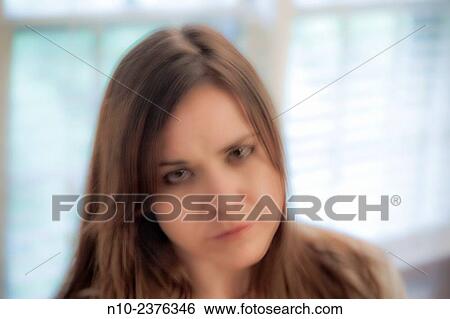 Stock Photograph - Young woman.. Fotosearch