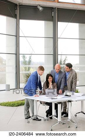 Architects meeting View Large Photo Image Picture - Architects meeting. Fotosearch