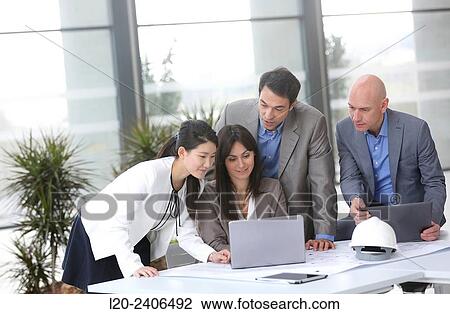 Architects meeting View Large Photo Image Stock Image - Architects meeting. Fotosearch