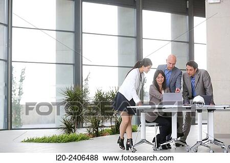 Stock Photo - Architects meeting. Fotosearch