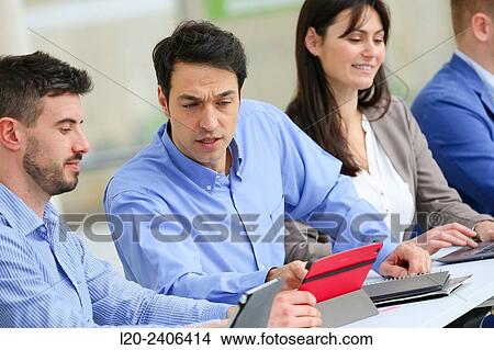 Picture - Business meeting. Fotosearch