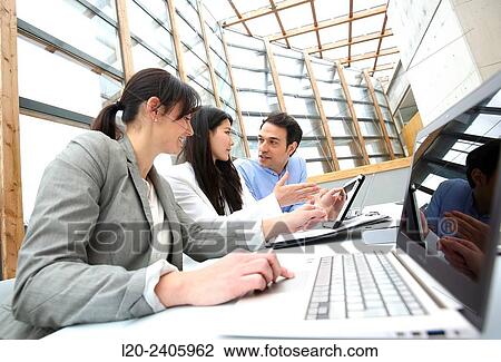 Business meeting View Large Photo Image Stock Image - Business meeting. Fotosearch