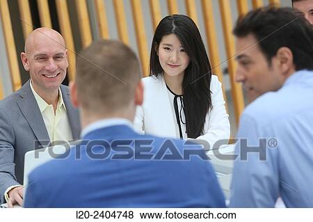 Business meeting View Large Photo Image Stock Photo - Business meeting. Fotosearch