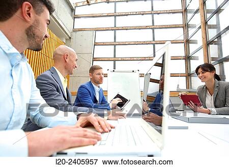 Business meeting View Large Photo Image Stock Photo - Business meeting. Fotosearch