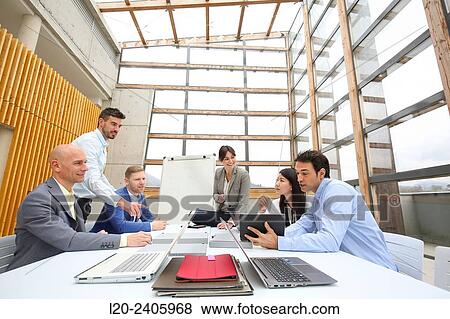 Business meeting View Large Photo Image Stock Photo - Business meeting. Fotosearch