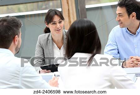 Business meeting View Large Photo Image Stock Photo - Business meeting. Fotosearch