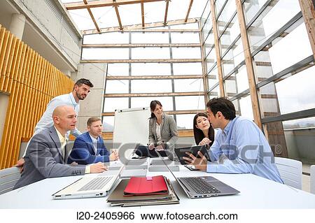 Business meeting View Large Photo Image Stock Photograph - Business meeting. Fotosearch