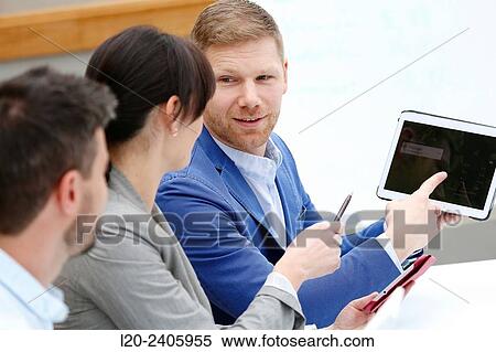 Business meeting View Large Photo Image Stock Photography - Business meeting. Fotosearch