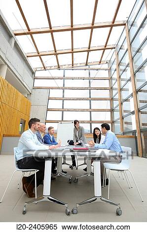 Business meeting View Large Photo Image Stock Photography - Business meeting. Fotosearch