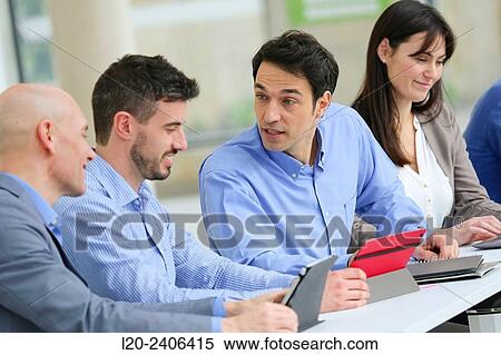 Business meeting View Large Photo Image Stock Photography - Business meeting. Fotosearch