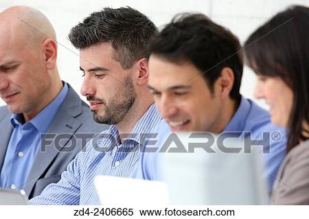 Stock Photography - Business meeting. Fotosearch