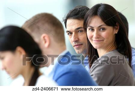 Stock Image - Business people. Fotosearch